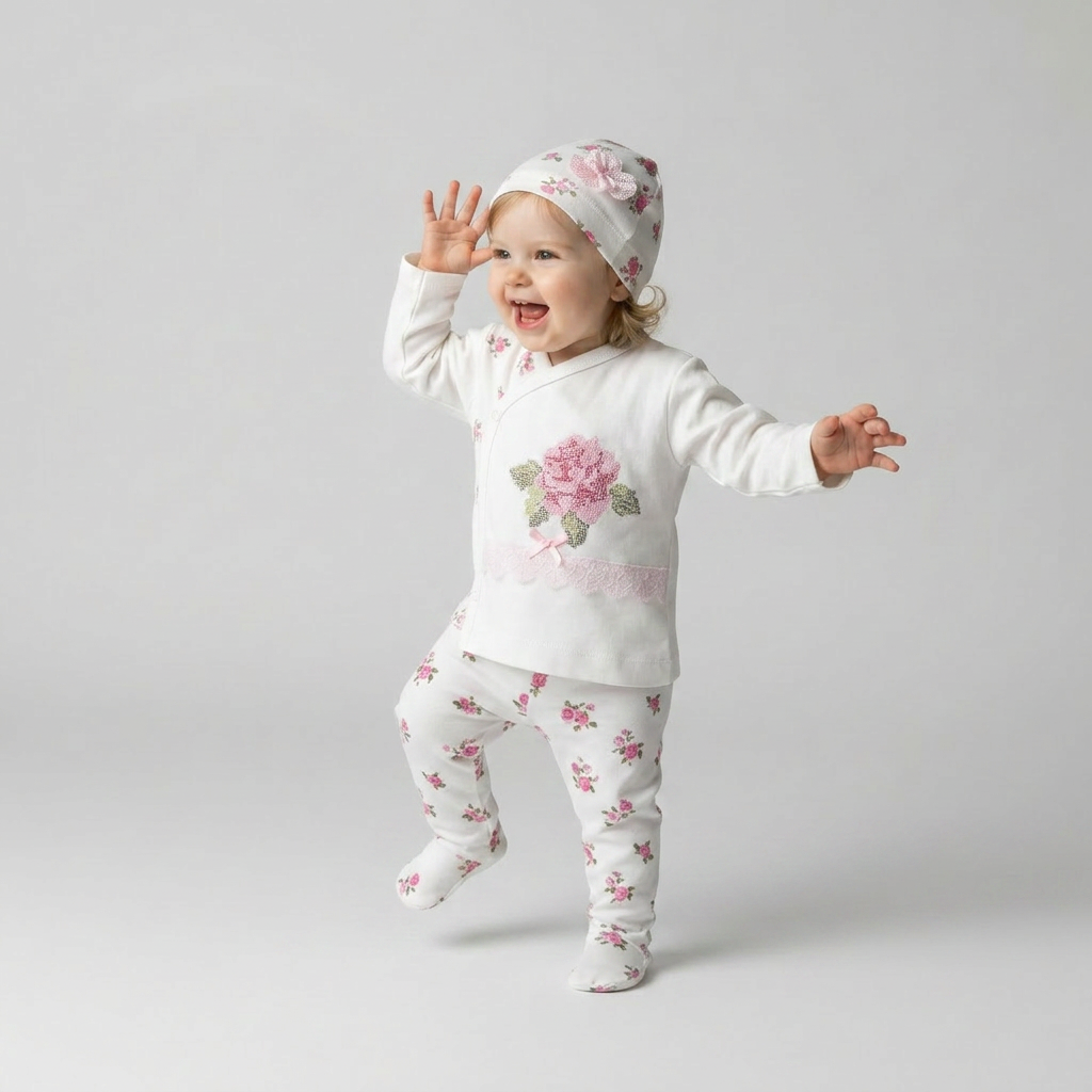 Rosy Rose Newborn 3PC Set-0