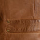 Whet Blu NYC Rexie women's dark cognac leather jacket back view