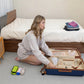 Mia 3 Piece Expandable Retro Luggage Set