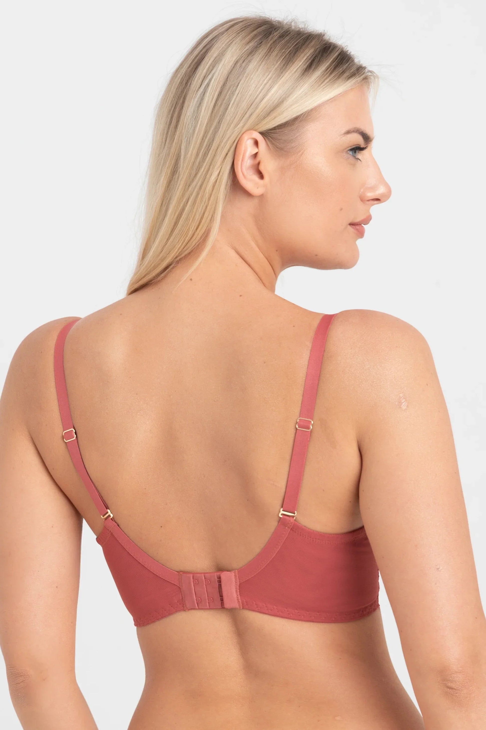 Samanta Naomi Rose Lace Balconette Bra-1