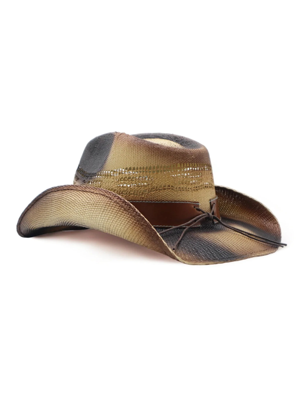 HatCountry Peter Grimm Barely straw cowboy hat with classic woven design and curved brim