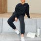 Basics Black Unisex Crewneck