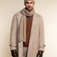 Milano (brown) - Italian 100% cashmere ribbed beanie (unisex)