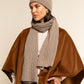 Milano (brown) - Italian 100% cashmere ribbed beanie (unisex)