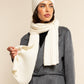 Milano (cream) - Italian 100% cashmere ribbed beanie (unisex)
