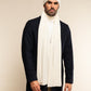 Milano (cream) - Italian 100% cashmere ribbed beanie (unisex)