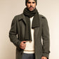 Milano (dark green) - Italian 100% cashmere ribbed beanie (unisex)