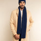 Milano (navy blue) - Italian 100% cashmere ribbed beanie (unisex)