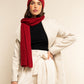 Milano (red) - Italian 100% cashmere ribbed beanie (unisex)