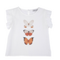 Orange Butterfly Girls Casual Set-3