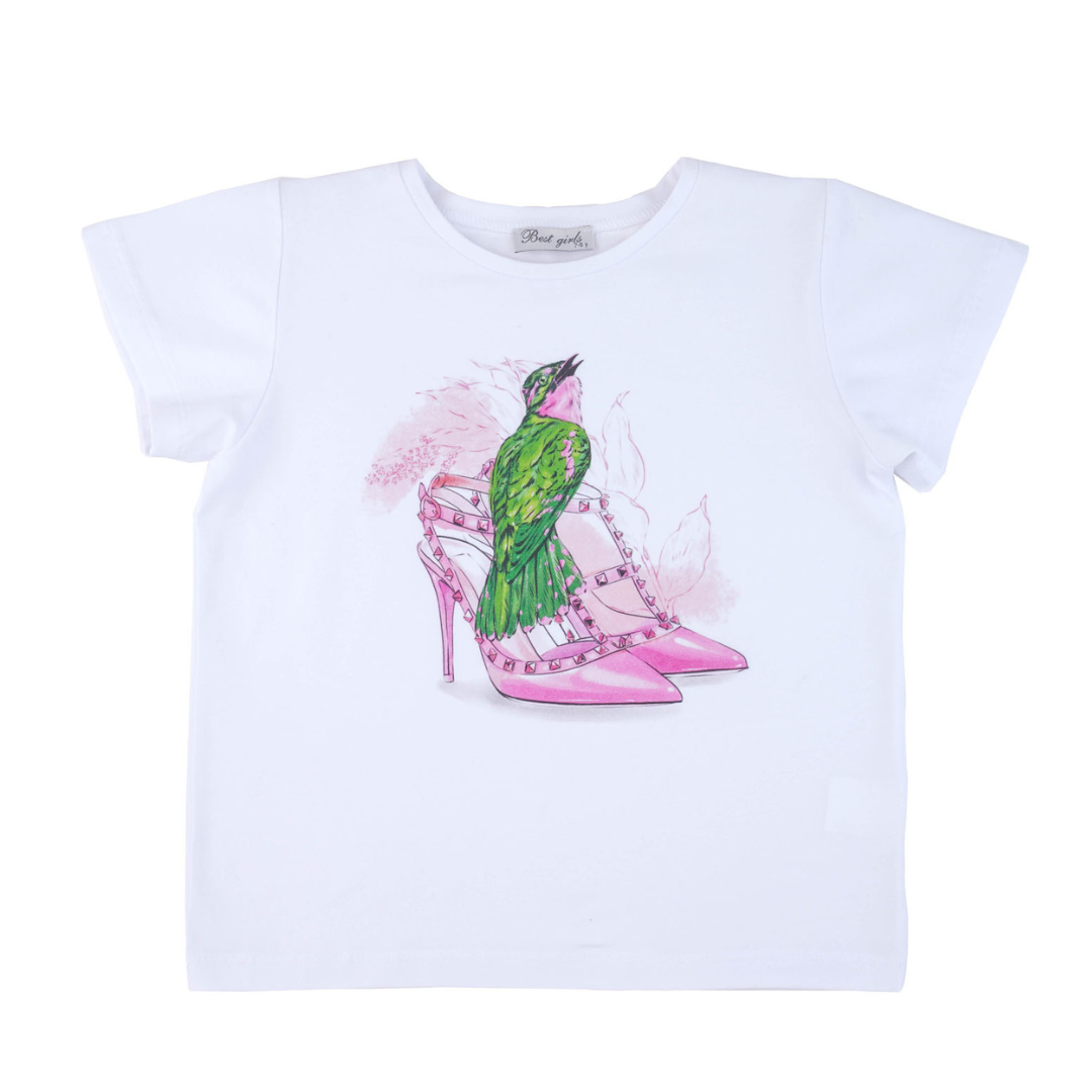 Birdie Heels Girls Casual Set-4