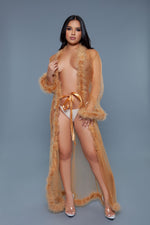 BW1650 Marabou Robe-4
