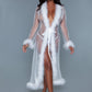 BW1650 Marabou Robe-14
