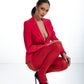 Amour Black Diamond Red 30/60 DEN Open Crotch Tights