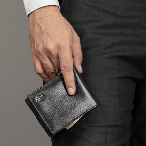 Black Sleek-Fit Wallet