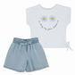 Smile Daisy Girls Casual Set-1