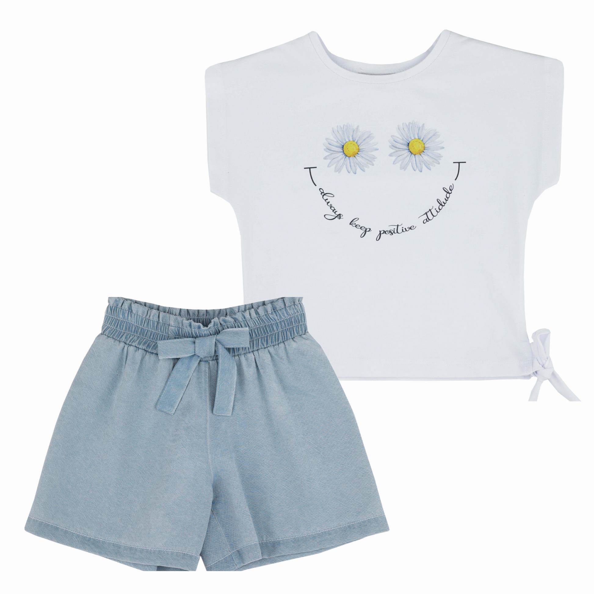 Smile Daisy Girls Casual Set-1
