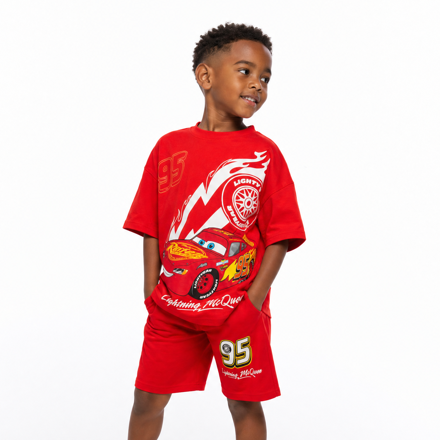 Lightning Fast Boys Short Set-0