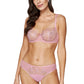 Gorteks Bloom Sheer Mesh Floral Embroidered Bra-2