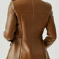 Bonnie Leather Brown Jacket – Women’s Real Leather Jacket