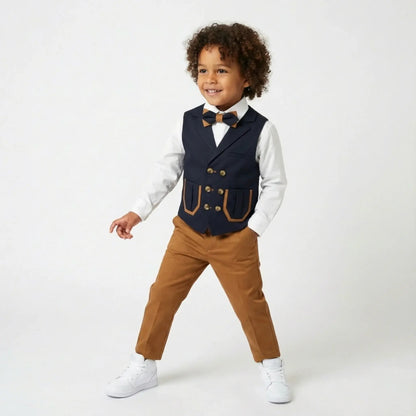 Stylish Stuart Formal Vest Set-0