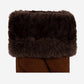 Brooke (brown) – Suede mittens with luxurious sheep fur lining