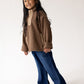 Brown Fleece Kids Pullover