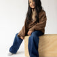 Brown Fleece Kids Pullover