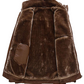 Brown Fur Leather Jacket