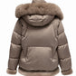 Genuine Polar Fox Down Fill Coat