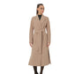 Arden Classic Wraparound Overcoat in Latte