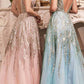 Cinderella Divine C135 Long Beaded Shimmer Ball Gown