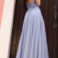 Nox Anabel C1462 Long A-Line Flowy Chiffon Embroidered Lace Dress
