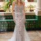 Nox Anabel C1606 Fully Sequin Tulle Sleeveless Mermaid Gown