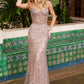 Nox Anabel C1609 Floral Beaded Sweetheart Neckline Gown