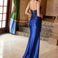 Nox Anabel C1625 Enchanting Long Dress Sequin See-Through Boned Waistline