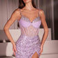 Ladivine C162 Dress Long Beaded Fitted Gown