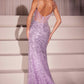 Ladivine C162 Dress Long Beaded Fitted Gown