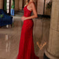 Nox Anabel C1632 Applique Tulle Gown Lace-Up Back Dress