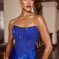 Ladivine C170 Strapless Fitted Opulent Bodice Mermaid Gown