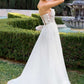 Ladivine C174W Sweetheart Neck 3D Floral Applique A-Line Strapless Gown