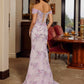 Nox Anabel C1829 Off Shoulder Silhouette Embroidered Bodice Prom Gown