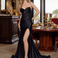 Nox Anabel C1830 Embellished Illusion Bodice Strapless Prom Gown