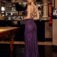 Nox Anabel C1836 Beaded Tulle Gown Lace Up Bodice Prom Gown