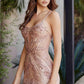 Nox Anabel C1847 Scoop Neckline Boned Bodice Fully Beaded Prom Gown