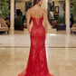 Nox Anabel C1848 Fitted Beaded Tulle Strapless Keyhole Bodice Prom Gown