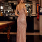 Nox Anabel C1850 Off Shoulder Fully Beaded Fitted Prom Gown