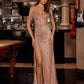 Nox Anabel C1850 Off Shoulder Fully Beaded Fitted Prom Gown