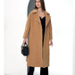 Monique Tailored Cashmere Wool Blend Coat in Bluff