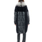 Genuine Silver Fox Fur Italian Cashmere Wool Freudenberg Comfortemp® Coat